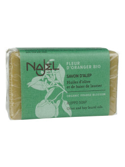Mydło Aleppo z Kwiatem Pomarańczy BIO Najel 100g