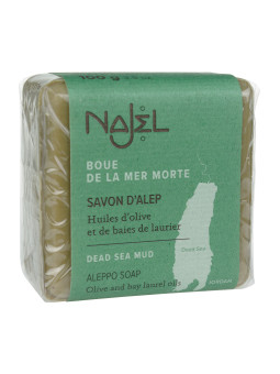 Mydło Aleppo 12% Najel 100g z błotem z Morza Martwego