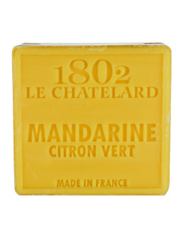 Mydło marsylskie Mandarynka Limonka Bez Oleju Palmowego 100g Le Chatelard 1802