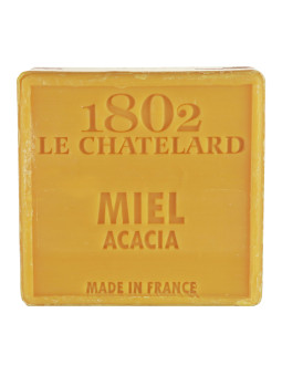 Mydło marsylskie Miód Akacja Bez Oleju Palmowego 100g Le Chatelard 1802