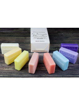 Zestaw mydeł marsylskich 8x125g w pudełku Zapachy Kwiatowe