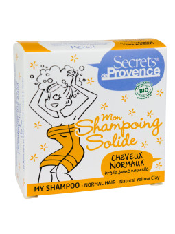 Organiczny szampon w kostce do włosów normalnych