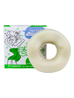 Organiczny szampon w kostce do włosów przetłuszczających się