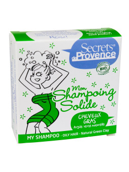 Organiczny szampon w kostce do włosów przetłuszczających się