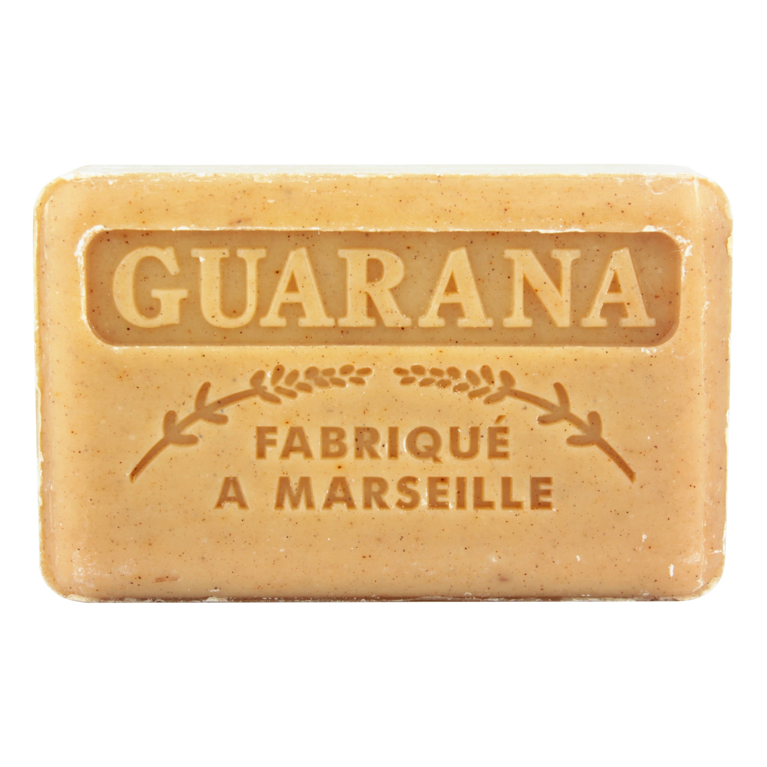 Mydło marsylskie guarana 125g z dodatkiem sproszkowanych nasion guarany wzbogacone  masłem shea